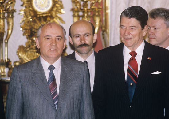 US President Ronald Reagan's viit to USSR