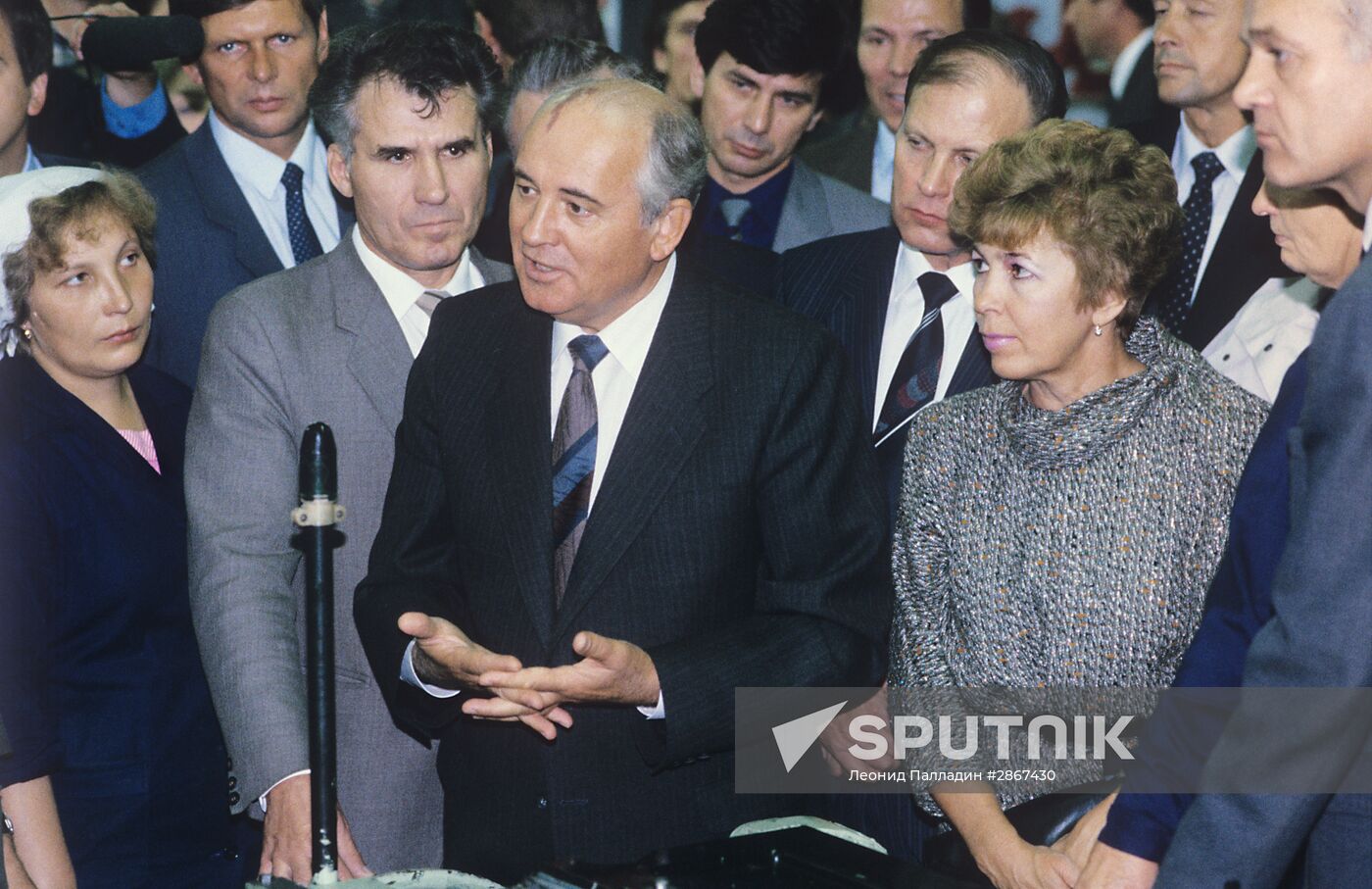 Mikhail Gorbachev's visit to Krasnoyarsk Territory