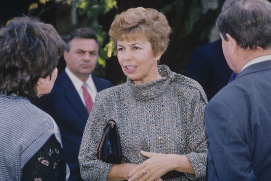 Mikhail Gorbachev's visit to Krasnoyarsk Territory
