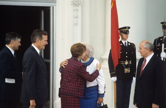 Mikhail Gorbachev's visit to USA