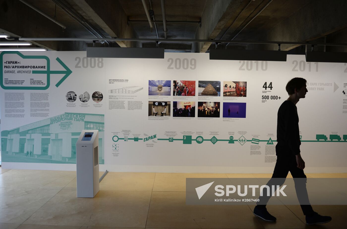 Exhibitions and projects in Garage Museum