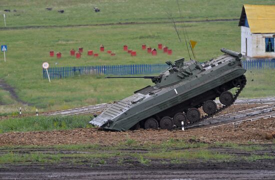 Russian Army's stage of Tank Biathlon and Suvorov Assault competitions