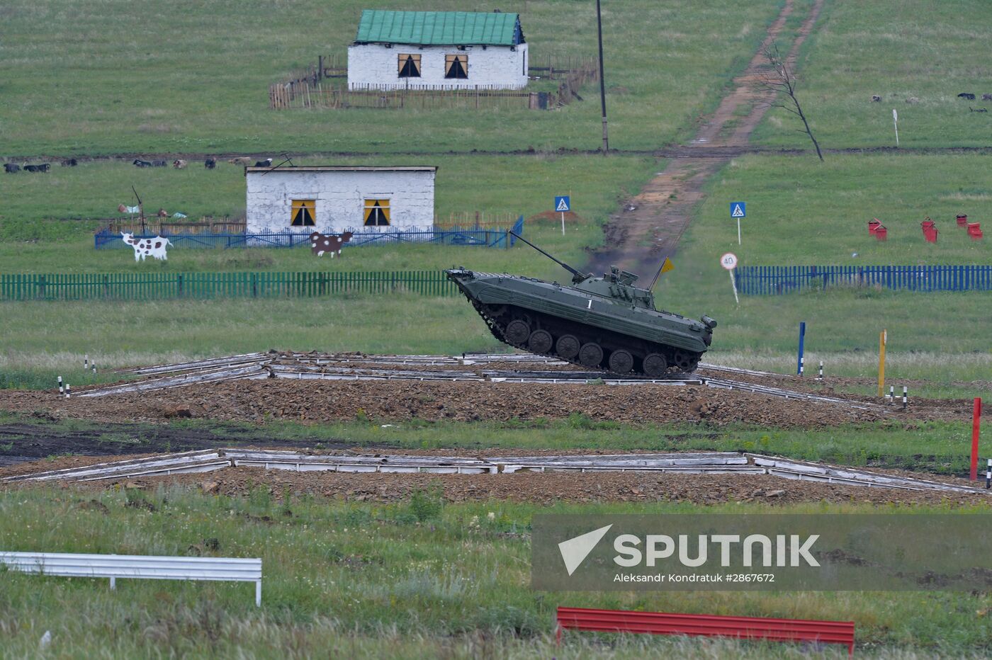 Russian Army's stage of Tank Biathlon and Suvorov Assault competitions