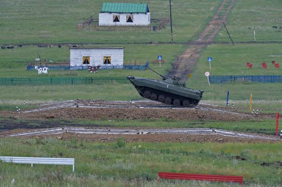 Russian Army's stage of Tank Biathlon and Suvorov Assault competitions
