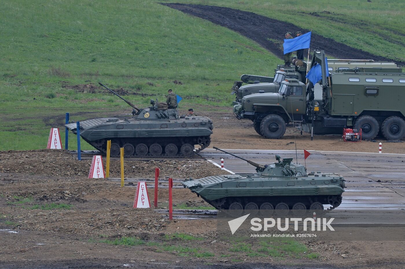 Russian Army's stage of Tank Biathlon and Suvorov Assault competitions