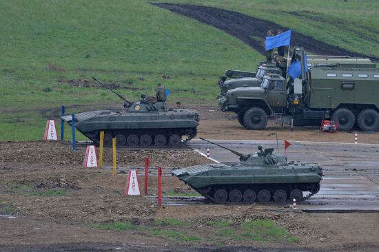 Russian Army's stage of Tank Biathlon and Suvorov Assault competitions