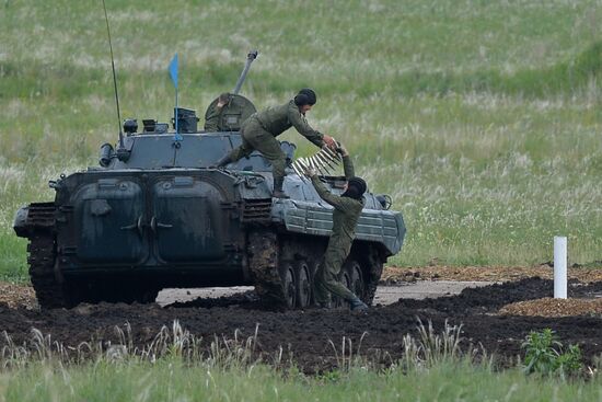 Russian Army's stage of Tank Biathlon and Suvorov Assault competitions