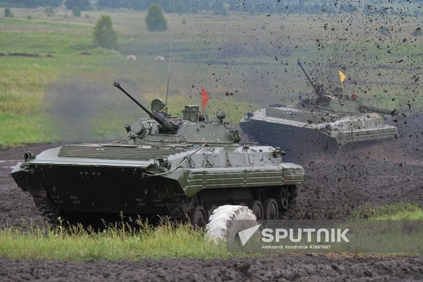 Russian Army's stage of Tank Biathlon and Suvorov Assault competitions