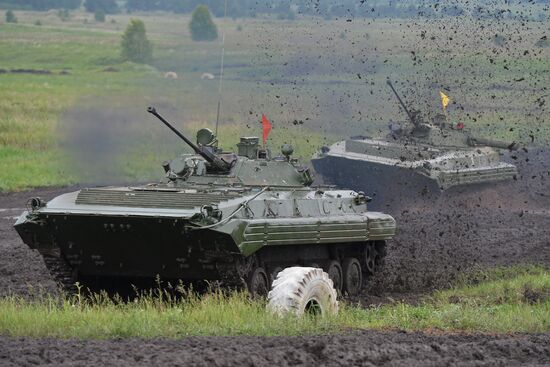 Russian Army's stage of Tank Biathlon and Suvorov Assault competitions