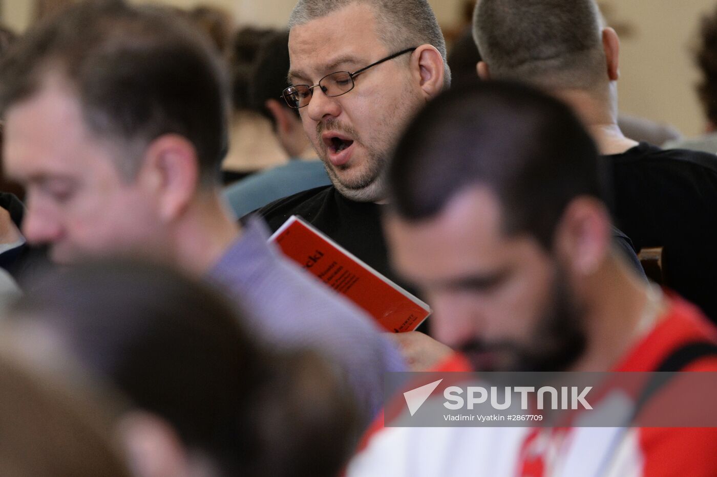 Press conference and presentation of Passion of Luke choir and instrumental composition