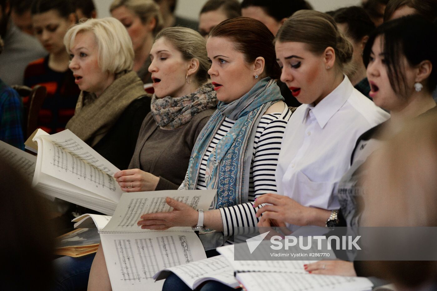 Press conference and presentation of Passion of Luke choir and instrumental composition