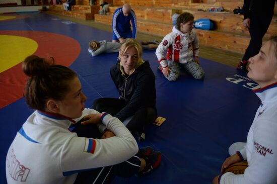 Women's freestyle wrestling national team prepares for the Olympic Games