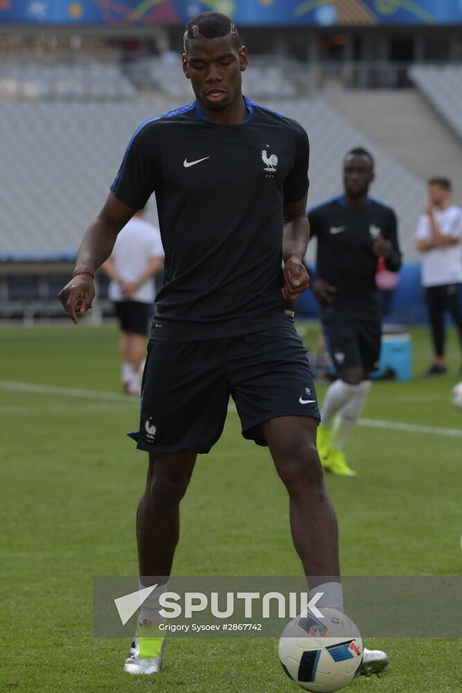 UEFA Euro 2016. French national team holds training session