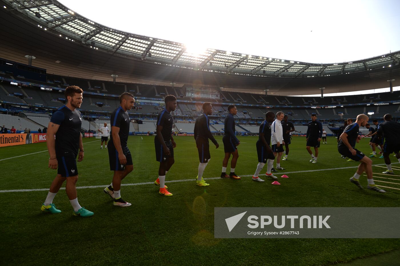 UEFA Euro 2016. French national team holds training session