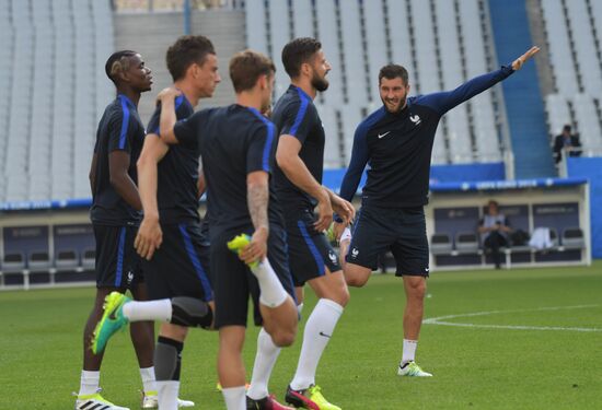 UEFA Euro 2016. French national team holds training session