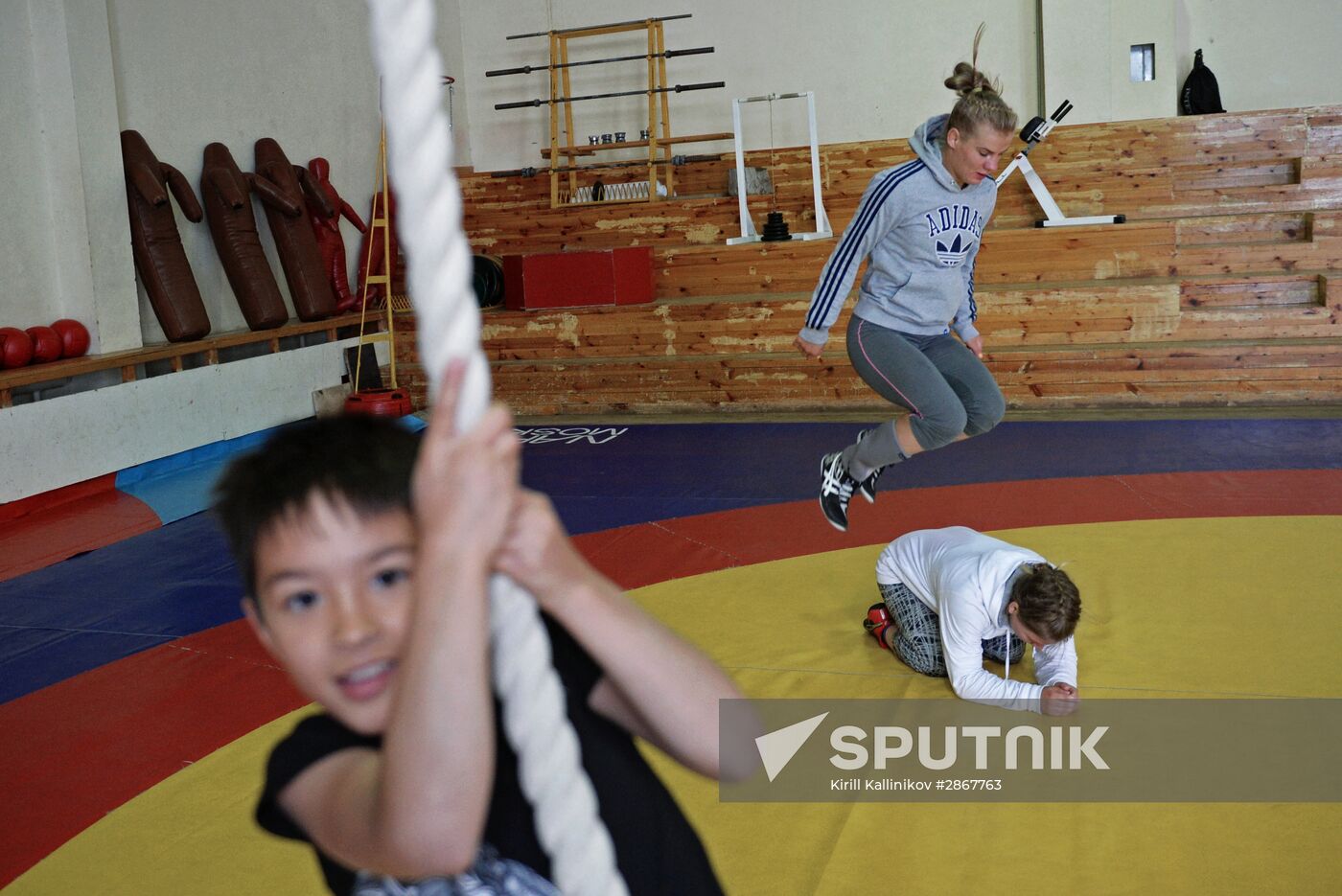 Women's freestyle wrestling national team prepares for Olympic Games