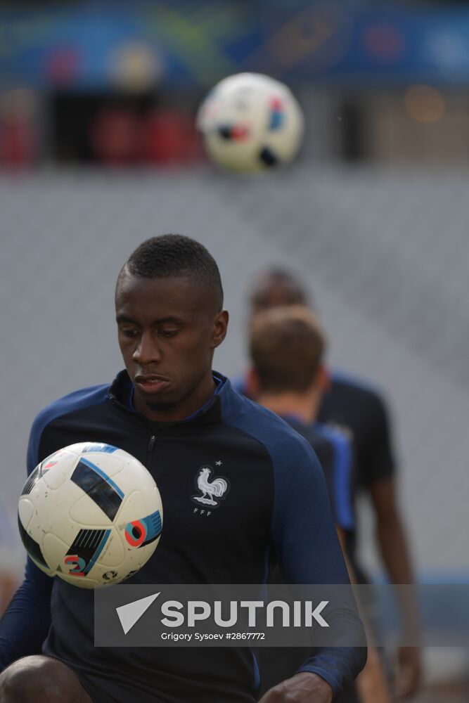 UEFA Euro 2016. French national team holds training session