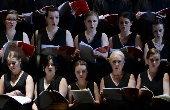 Press conference and presentation of Passion of Luke choir and instrumental composition