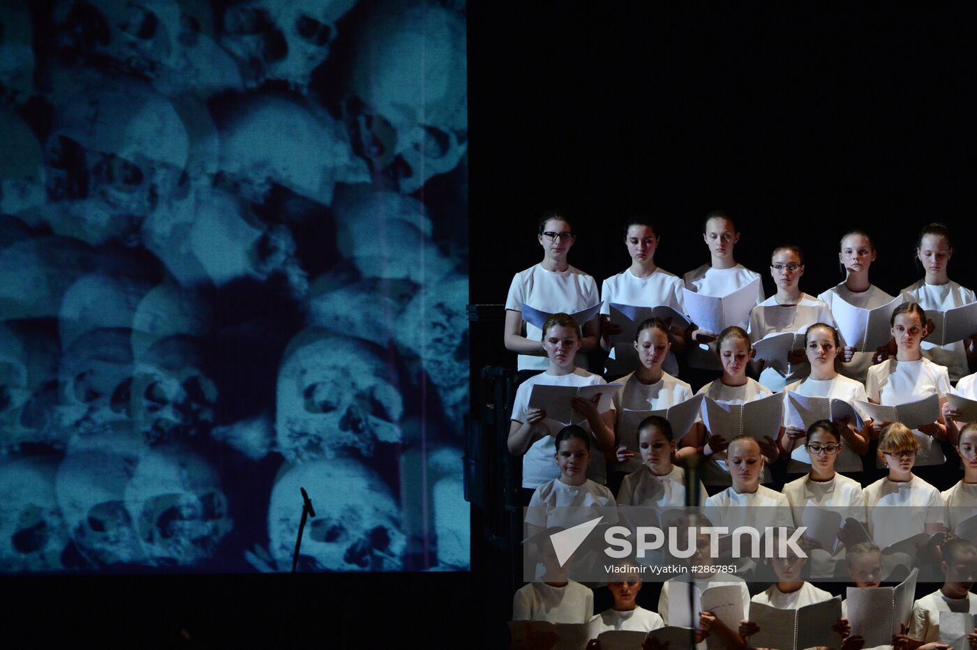 Press conference and presentation of Passion of Luke choir and instrumental composition