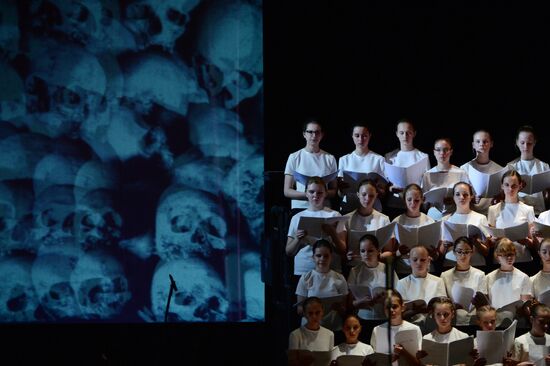 Press conference and presentation of Passion of Luke choir and instrumental composition