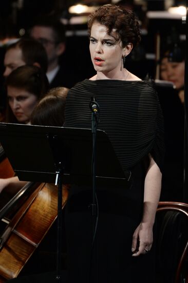 Press conference and premiere of St. Luke Passion choir and orchestra piece