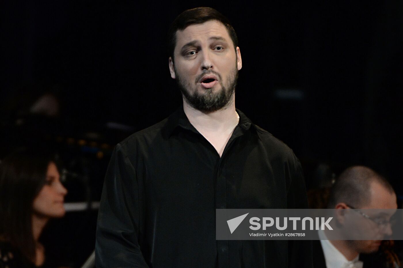 Press conference and premiere of St. Luke Passion choir and orchestra piece