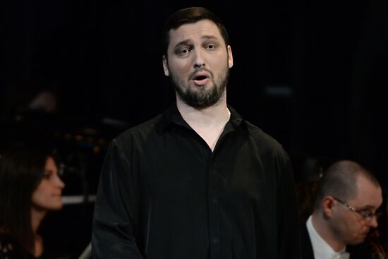 Press conference and premiere of St. Luke Passion choir and orchestra piece