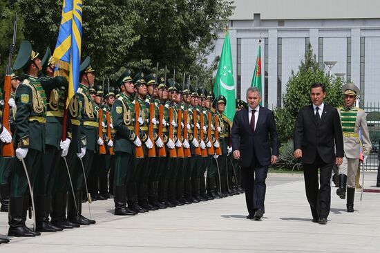 Defense Mnister Sergei Shoigu visits Turkmenistan and Iran