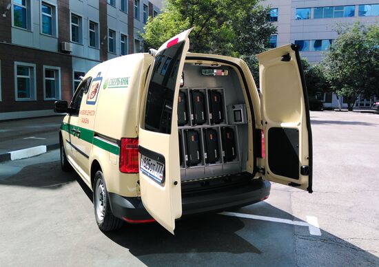 Sberbank's new cash transit van
