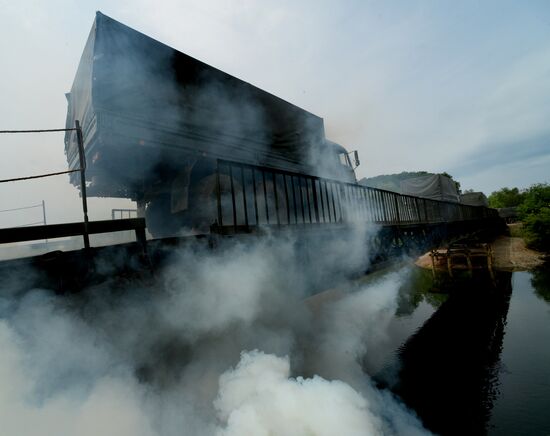 Command post exercise in Primorye Territory