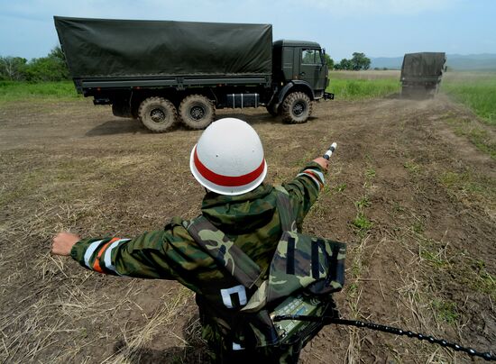 Command post exercise in Primorye Territory