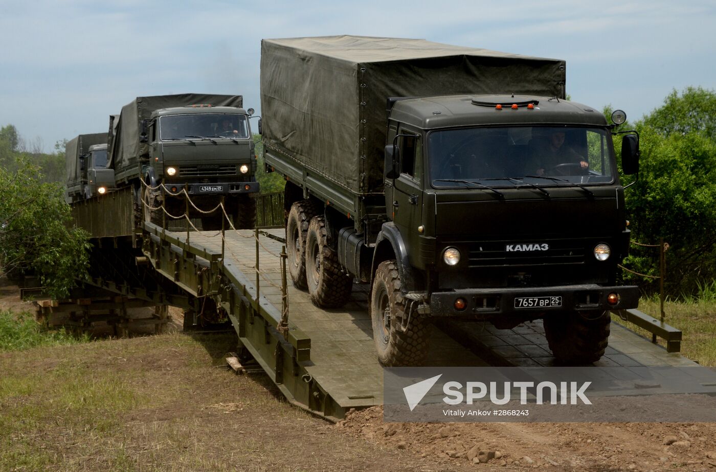 Command post exercise in Primorye Territory