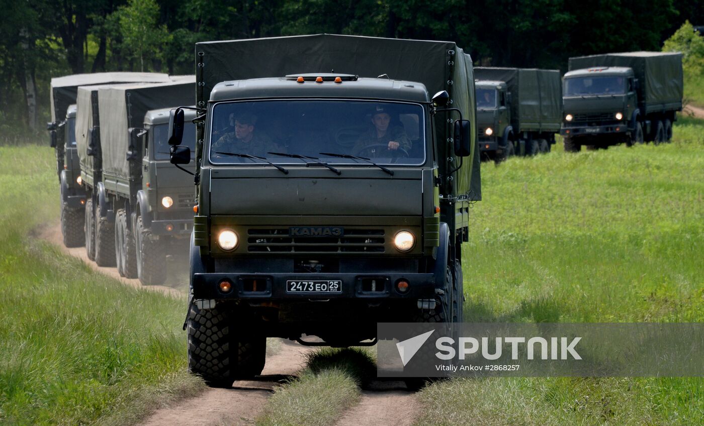 Command post exercise in Primorye Territory