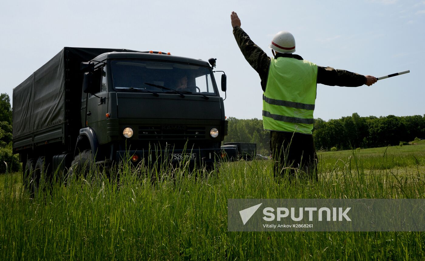 Command post exercise in Primorye Territory