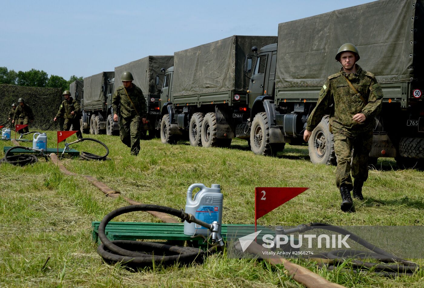 Command post exercises in Primorye territory