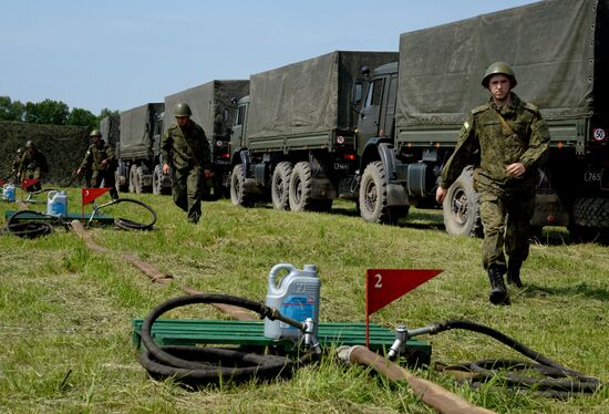 Command post exercises in Primorye territory