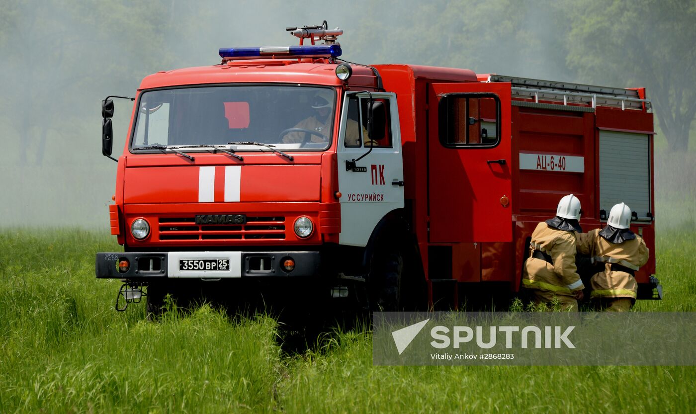 Command post exercises in Primorye territory
