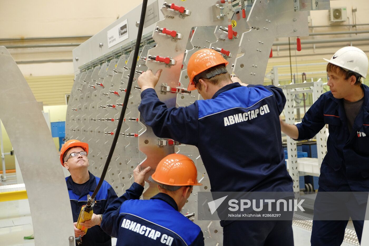 Aviastar-SP aircraft factory in Ulyanovsk