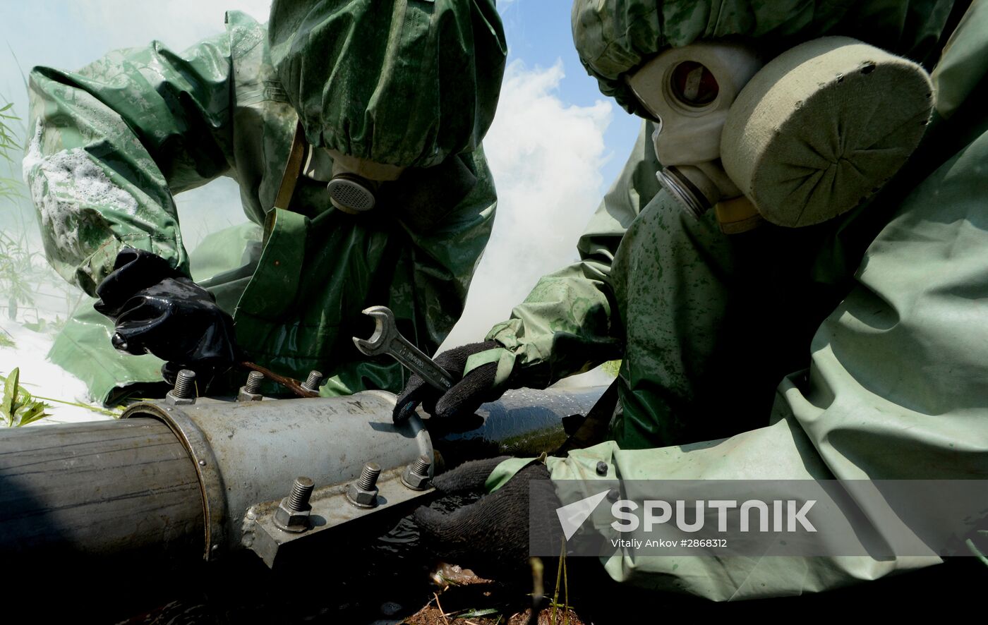 Command post exercises in Primorye territory