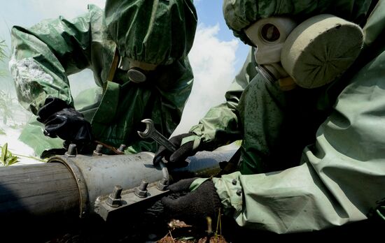 Command post exercises in Primorye territory