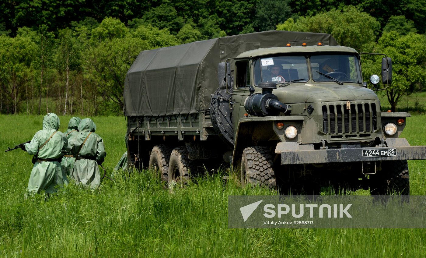 Command post exercises in Primorye territory