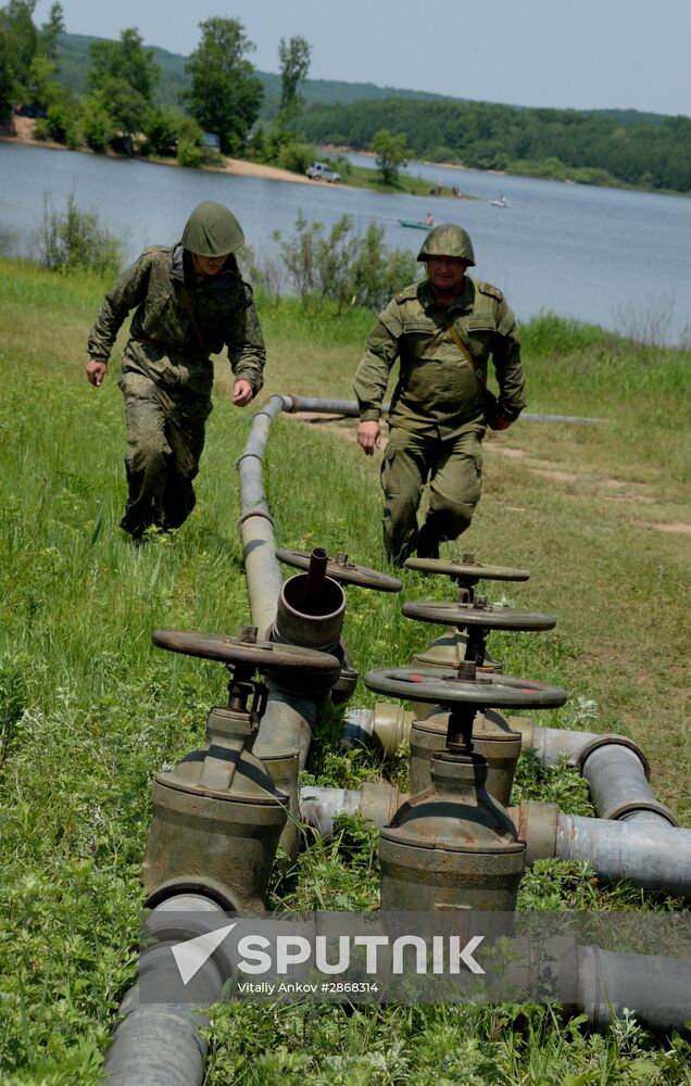 Command post exercises in Primorye territory