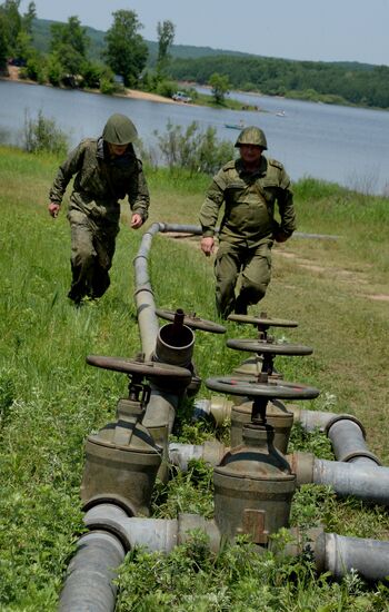 Command post exercises in Primorye territory