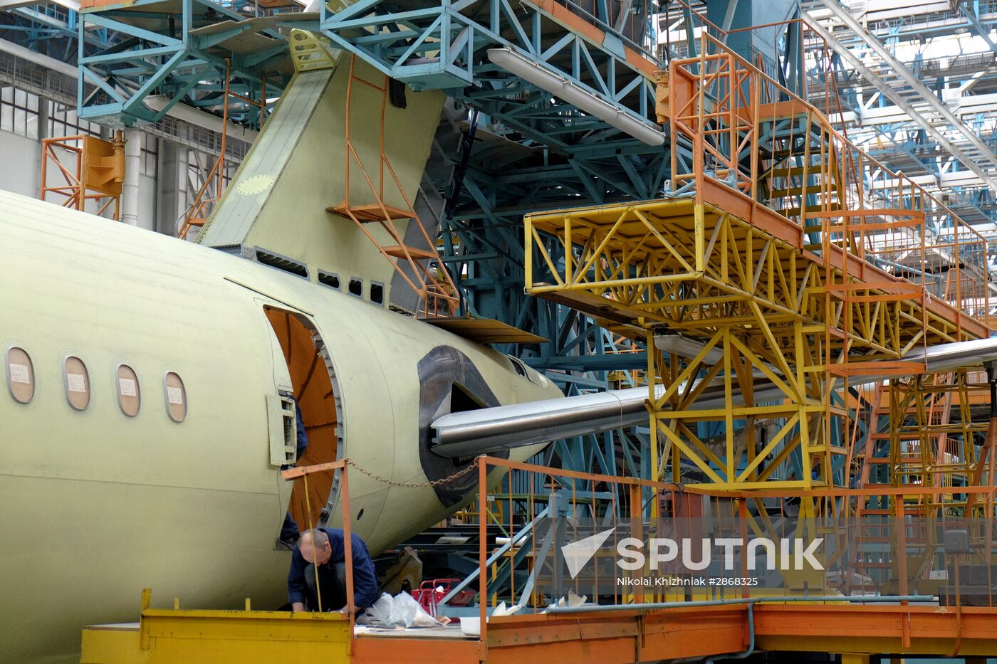 Aviastar-SP aircraft factory in Ulyanovsk