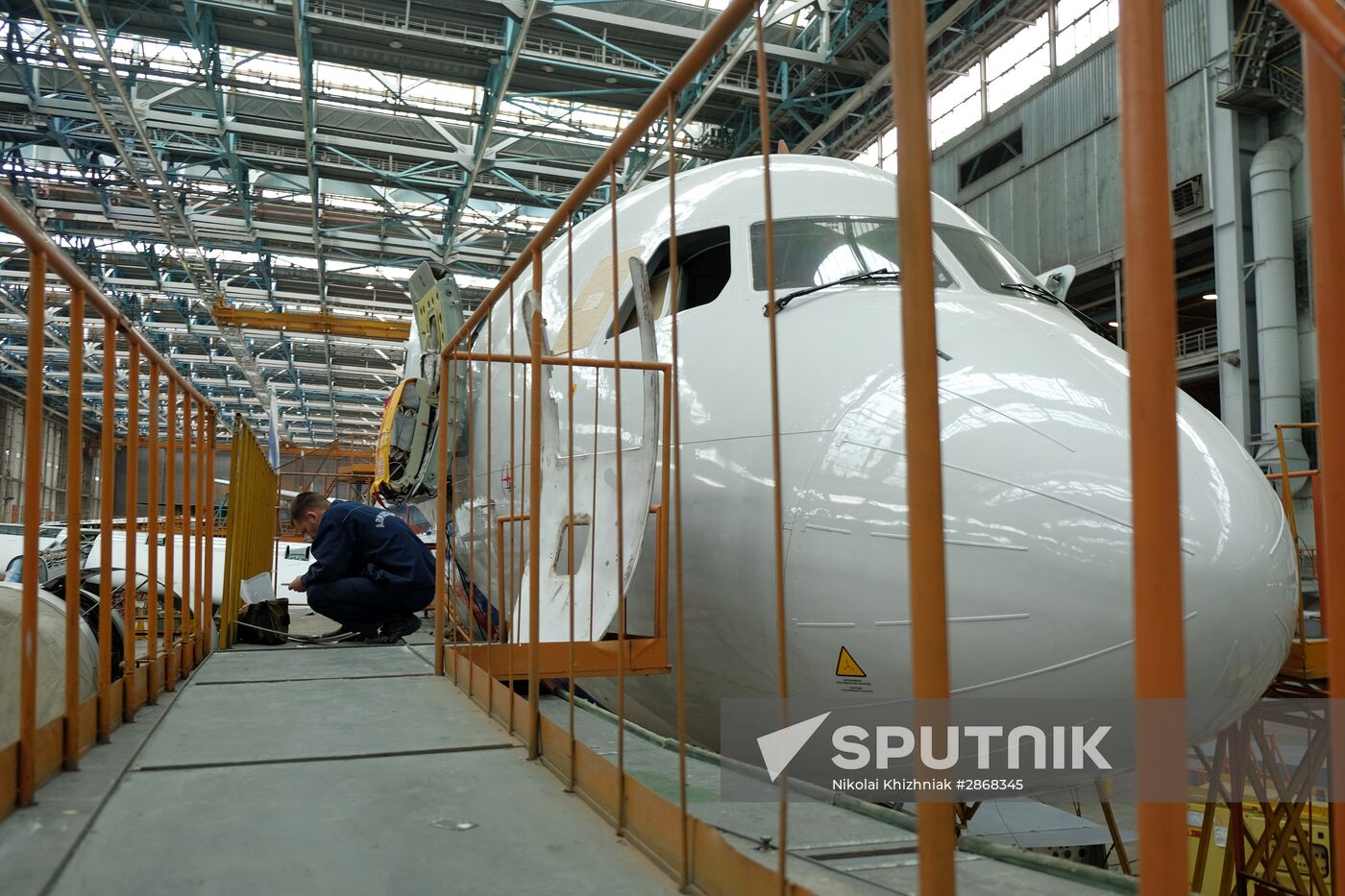 Aviastar-SP aircraft factory in Ulyanovsk