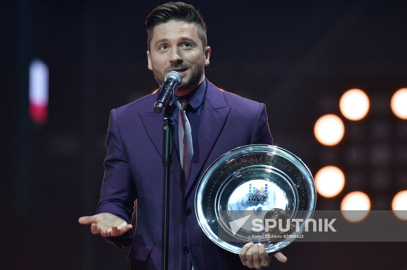14th annual national TV pop music award "MUZ-TV 2016. The Energy of the Future"