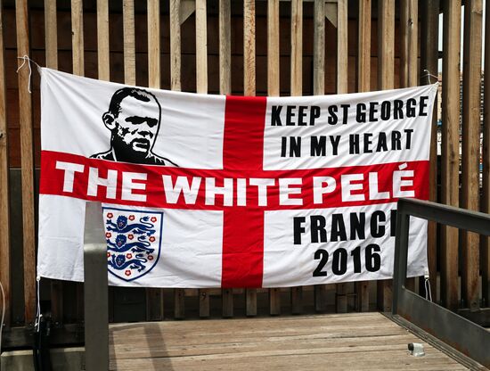 English football fans in Marseille