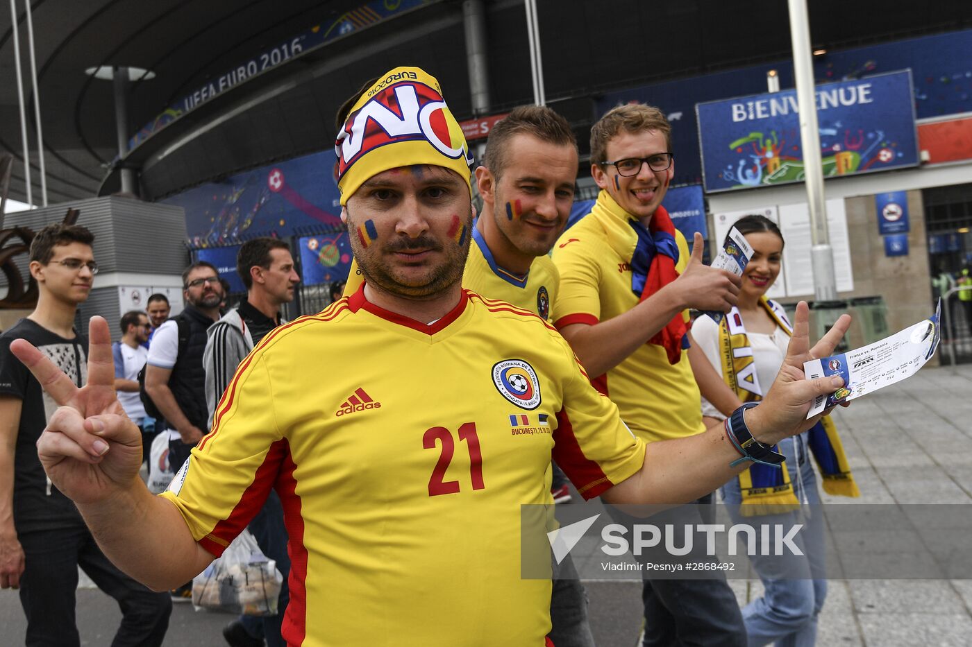 2016 UEFA European Championship. France vs. Romania