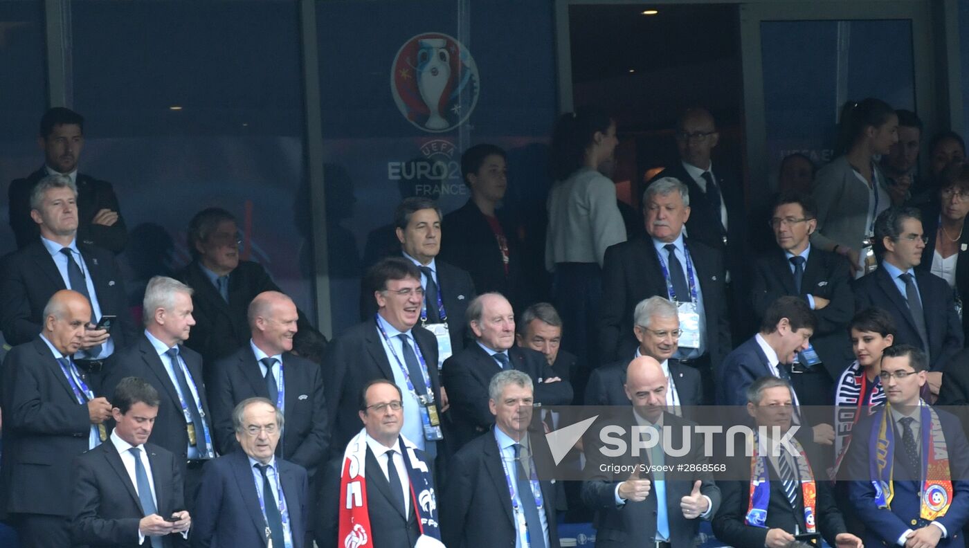 2016 UEFA European Championship. France vs. Romania