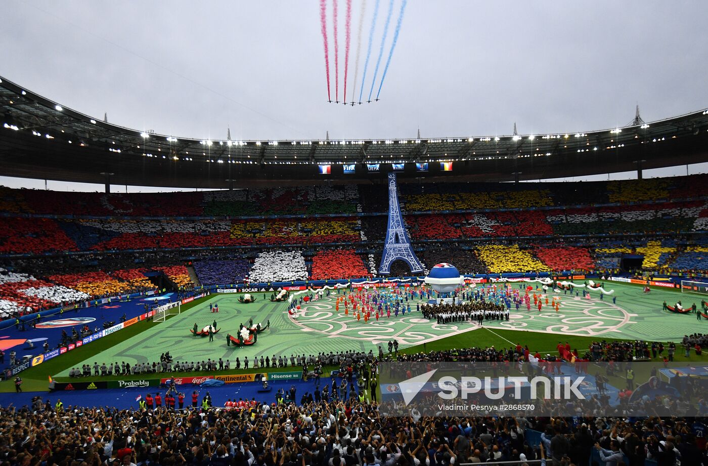 2016 UEFA European Championship. France vs. Romania